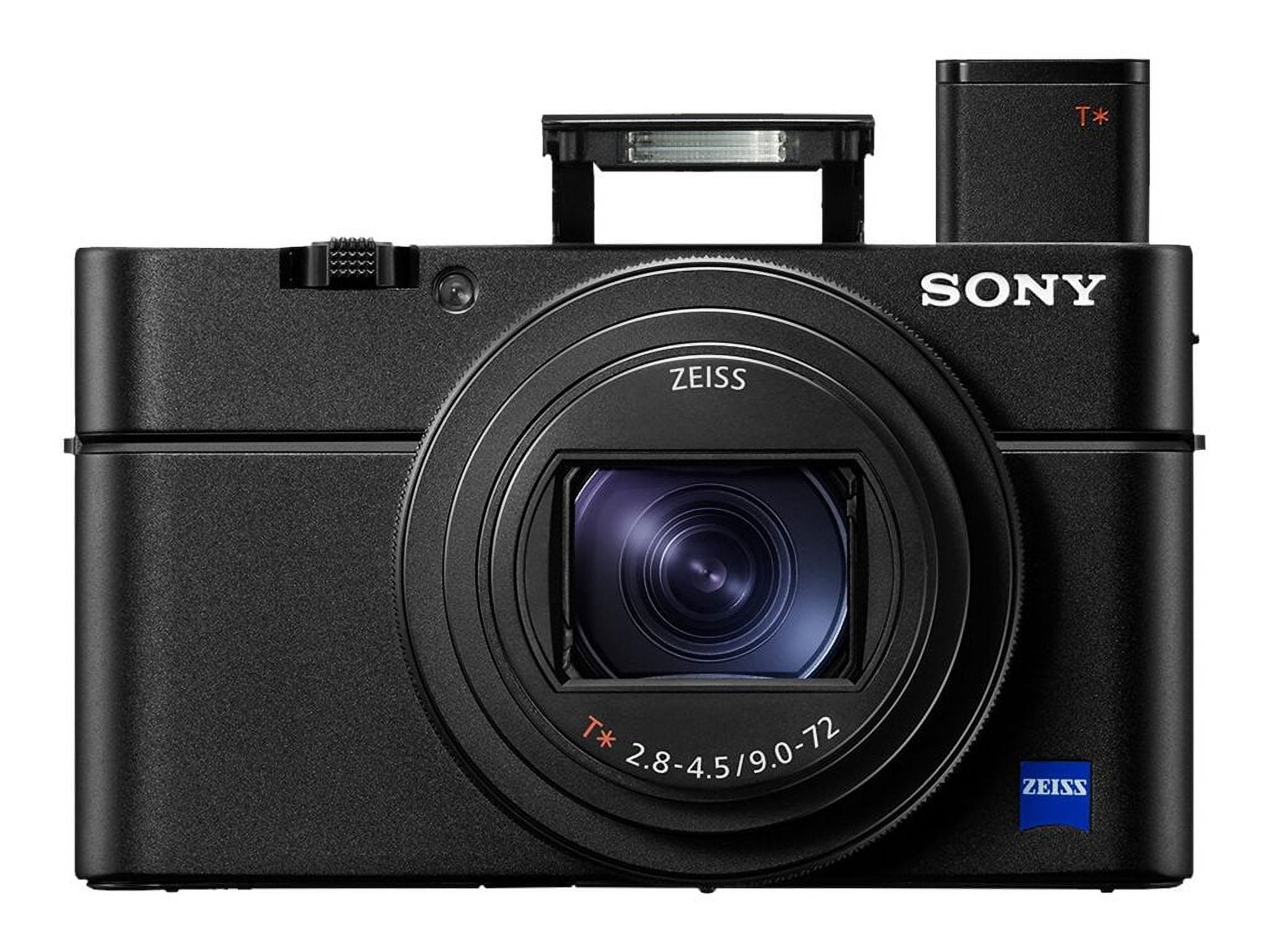 Sony Cyber-shot DSC-RX100 VII - Digital camera - compact - 20.1 MP - 4K / 30 fps - 8x optical zoom - ZEISS - Wi-Fi, NFC, Bluetooth - black - with Sony VCT-SGR1 Shooting Grip - image 4 of 15