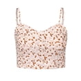 thumbnail image 5 of Wycnly Summer Saving Camisole for Women Womens Summer Tops Going out Slim Spaghetti Strap Corset Cropped Top Trendy Floral Print Sleeveless Tee Tops Girls Sleeveless Shirt, 5 of 5