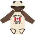 thumbnail image 3 of Inktastic Someone in Canada Loves Me Boys or Girls Long Sleeve Baby Bodysuit, 3 of 5