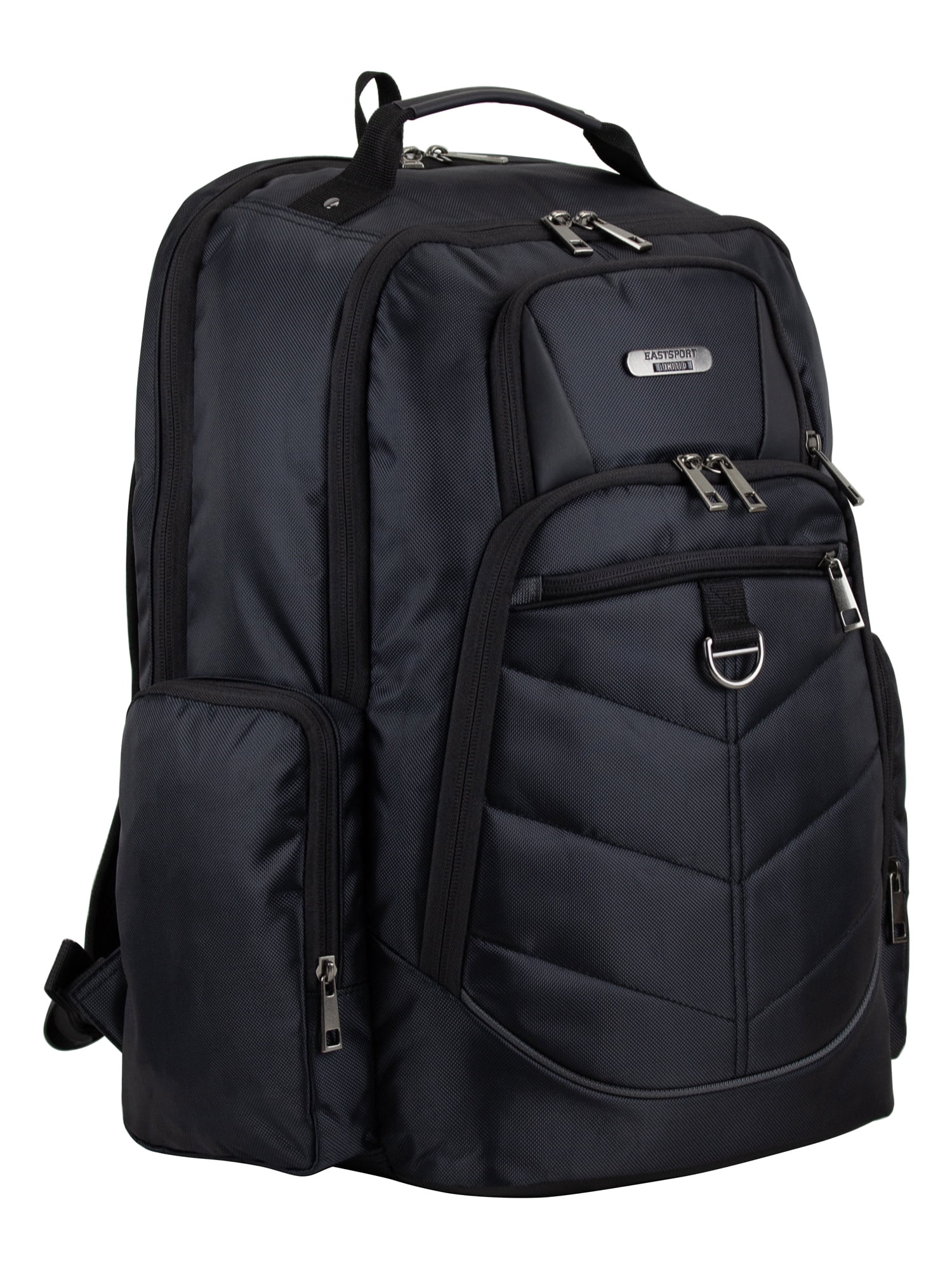 Eastsport Unisex Limited Viper Tech Backpack, Black/Charcoal
