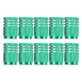 thumbnail image 1 of Tire Stem Valve , Cool Design 10 Pieces Wheel Valve Covers Universal  For SUVs Bikes Trucks Motorcycles Green, 1 of 8