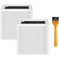 thumbnail image 1 of HIHEPA 211+ Filtre de Remplacement Compatible avec Blueair Blue Pure 211+ Purificateur d'Air, Filtre à Particules Pliable et à Charbon Actif de Remplacement-2 Pack Filtre Hepa Véritable + 1 Pack Brosse de Nettoyage, 1 of 7
