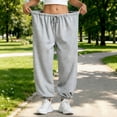 thumbnail image 2 of Nestiefly Petite Sweatpants For Women Trendy Elastic Waist Bottom Lounge Pant Lightweight Baggy Joggers With Pocket 2026 Gray M, 2 of 6