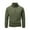 Green, variant on WILLBEST Hoodies for Men Men Zip Up Hoodie Men Turtleneck Warm Hoodie Autumn and Winter Double with Color Zipper Coat