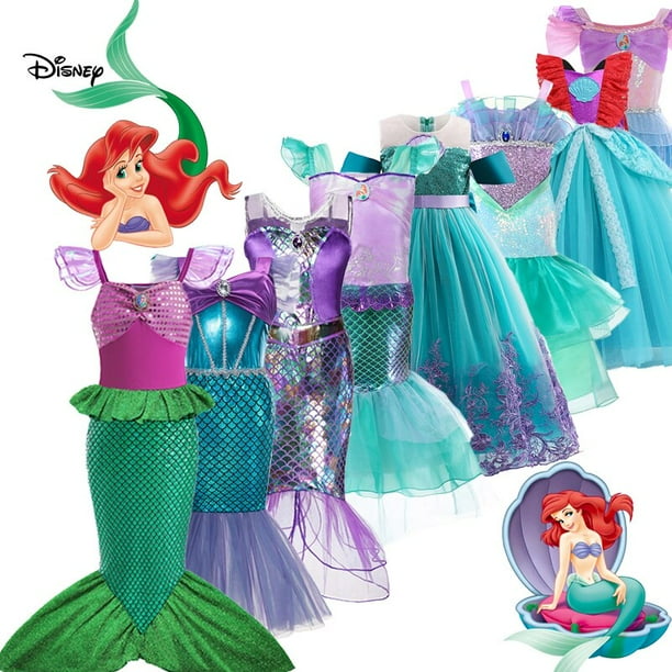 Trajes de ariel para niña sale