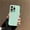 Lightcyan, variant on SaniMore for iPhone 12 Pro Max Liquid Magnetic Case, Flexible TPU Case with Wireless Charging & Tempered Glass Camera Lens Protector for iPhone 12 Pro Max Shockproof Protective Cover, Black