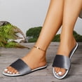 thumbnail image 6 of Slippers for Women,Men's And Summer Indoor Non Leisure Bathroom Soft Soled Slippers,Womens Slippers,Grey,8, 6 of 9