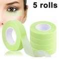 thumbnail image 1 of 5 Rolls Eyelash Extension Tape Adhesive Breathable Microporous Fabric Tape Eyelash Grafting Tape Makeup Eyelash Tape for Taping Eyelid Sticker DIY-Green, 1 of 9