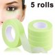 thumbnail image 1 of 5 rollos de cinta adhesiva para extensión de pestañas, cinta de tela microporosa transpirable, cinta de injerto de pestañas, cinta de pestañas de maquillaje para grabar, pegatina para párpados DIY Xemadio 2035503-1, 1 of 8