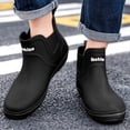 thumbnail image 2 of Xfvqtps Mens Ankle Rain Boots Fishing Boots Waterproof Durable Wear Garden Shoes Work Shoes, 2 of 6