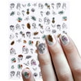 thumbnail image 5 of Nail Stickers for Women DIY Kids 3D Abstract Design Manicure Decals Decorative Tips for Girls, 5 of 6
