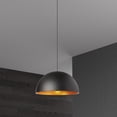 thumbnail image 3 of Dainolite 1 Light Pendant,Aluminum - Matte Black, 3 of 4