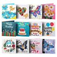 thumbnail image 1 of Nuevo juego de 8 tarjetas de felicitación con pintura de diamantes, tarjetas de felicitación, bordado de diamantes, deseos florales, regalo DIY, 1 of 4