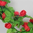 thumbnail image 6 of SPRING PARK Simulated Rose Fake Rose Vine Flowers Plants Artificial Flower Home Hotel Office Wedding Party Garden Craft Art Decor, 6 of 7