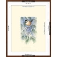 thumbnail image 5 of Art.com Chickadee in White Pine Art Print by Janet Mandel, Brown Frame Wall Art, 23" x 29", 5 of 5