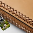 thumbnail image 3 of Smooth Fox Terrier Dog Photo Faux Leather Square Keychain, 3 of 7