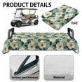thumbnail image 6 of Yuyamidu Flowers Golf Cart Seat Covers, Green Club Car Seat Towel Blanket, Thick Flannel Travel Sports Golf Cart Accessories Decor, 6 of 8