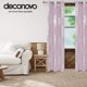thumbnail image 3 of Deconovo Cortinas opacas con diseño floral en color rosa lavanda de 42 x 84 pulgadas con aislamiento térmico., 3 of 7