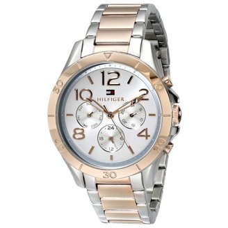 Tommy Hilfiger 1781331 Women’s Piper Sport Luxury  Maroon Rubber Strap Watch Tommy Hilfiger Women main image 4
