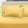 thumbnail image 4 of Extra Deep Pocket Sheets - Fits Mattress 18-24 Inches Deep - Extra Deep Pocket Full Size Sheets Sets - 6 Piece Full Size Sheets - Full Sheets Deep Pocket for Home, Bedroom, Apartment, Mellow Yellow, 4 of 5