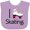 Lavender, variant on Inktastic Roller Skate Lover Girls Baby Bib