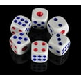 thumbnail image 4 of 10 Piezas de Plástico Estándar de 6 Lados, Dados, Barra, Pub, Juego de , Accesorios para Fiestas, 12 Mm Zulema Dados puntuales, 4 of 5