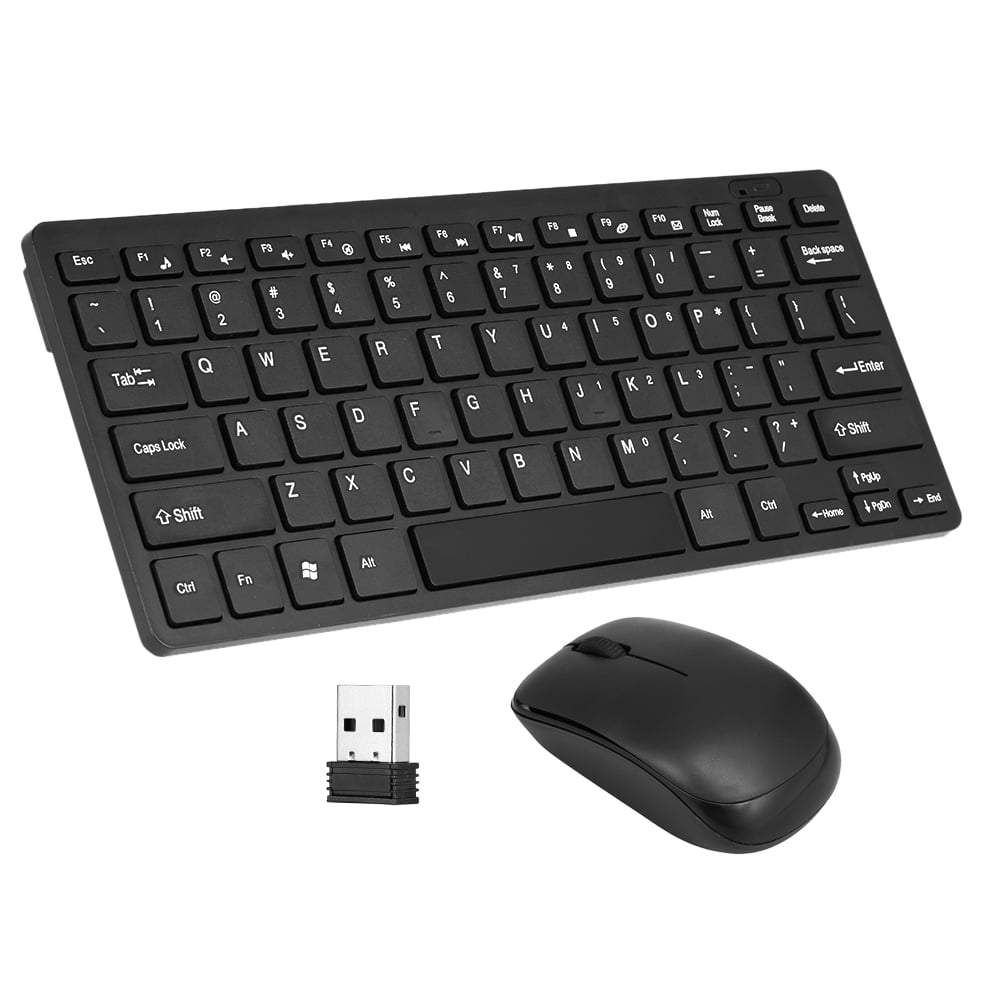 Lixada 2.4GHz Wireless Keyboard Mouse Combo Ultra USB Receiver Adapter Protective Cover for Desktop Notebook Android - Walmart.com