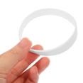 thumbnail image 3 of ADDHAT 50Pcs White Silicone Sports Bracelet Elastic Wristband for Outdoor Events and Parties, 3 of 7