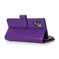 thumbnail image 4 of Allytech Galaxy Note 10+ Case, Note 10 Plus Case,PU Leather Zipper Wallet Case 9 Cards Holder Hand Wrist Strap Stand Shockproof Protective Flip Case Cover for Samsung Galaxy Note 10 Plus 6.8" -Purple, 4 of 8
