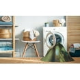 thumbnail image 2 of Ahgly Company Machine Washable Indoor Round Transitional Green Area Rugs, 7' Round, 2 of 7