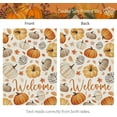thumbnail image 3 of Fall Pumpkins Garden Flag 12x18 Inch Double Sided for Outside Welcome Small Burlap Autumn Holiday Yard Decoration, 3 of 6
