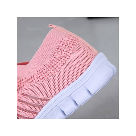 

Welliumy Women s Trainers Low Top Flats Round Toe Sneakers Walking Atheletic Breathable Solid Color Decoupling color 10