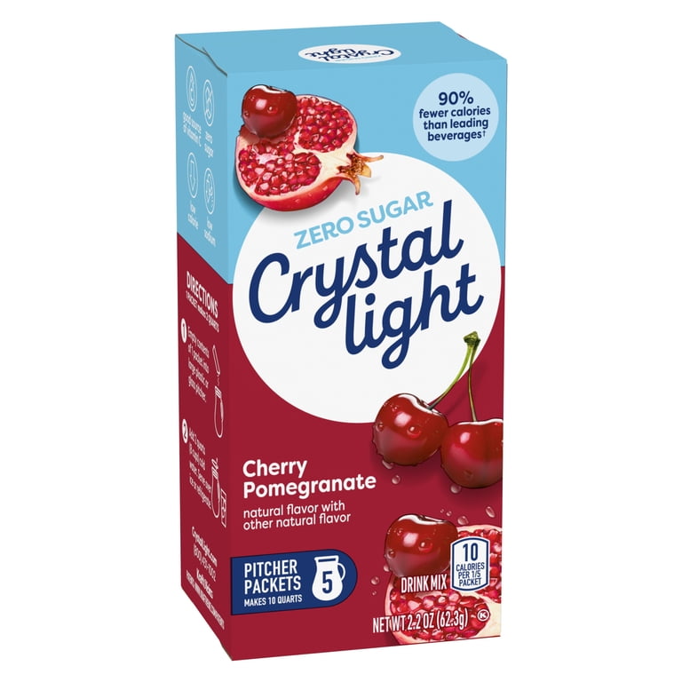 Crystal Light Cherry Pomegranate Flavor Packs, Sugar-Free Drink