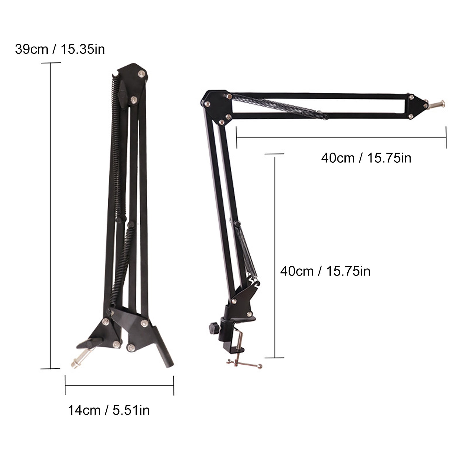 Microphone Mounting Bracket Boom Microphone Mounting Bracket Microphone Suspension Boom Mic Scissor Arm Stand Holder