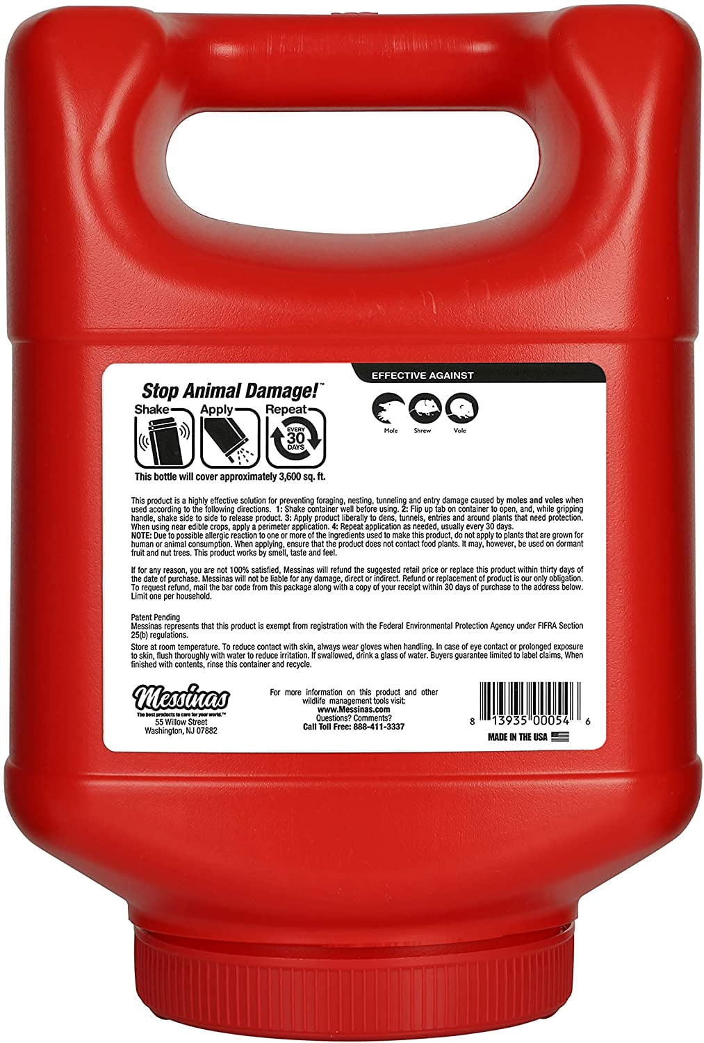 Mole & Vole  5 lbs Stopper Animal Repellent