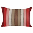 thumbnail image 2 of Red Pink King Size Pillow Cover, Pillowcase Protectors with Zipper, Breathable Decorative Throw Pillow Case Cover, Farmhouse Wood Grain Vintage Brown Striped Pillow Shams for Couch Sofa 20x36Inch, 2 of 8