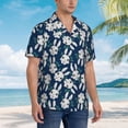 thumbnail image 5 of Haiem Cute Rabbit Printed Hawaiian Shirt for Men - Men’s Casual Beach Summer Shirts - Stretch Fabric with Modern Fit-3X-Large, 5 of 9