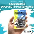 thumbnail image 6 of Harmony Fishing - Razor Series Dropshot Fishing Hooks Select Size & Quantity Size 4 10 Pack, 6 of 7