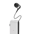 thumbnail image 3 of Miulika Collier d'Écouteurs Câble Rétractable Casque de Vibration Écouteur pour Affaires Blanc, 3 of 3