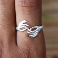 thumbnail image 3 of Antler Ring, Deer Antler Ring, 925 Silver Ring, Nature Ring, Woodland Jewelry, Boho Ring, Minimalist Ring, Hunting Jewelry, Forest Inspired, 3 of 5
