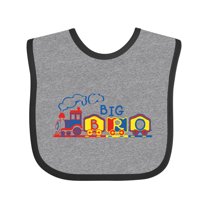 Inktastic Train Big Bro Boys Baby Bib