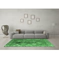 thumbnail image 3 of Ahgly Company Indoor Square Persian Emerald Green Traditional Area Rugs, 7' Square, 3 of 4