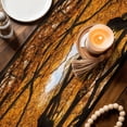 thumbnail image 3 of Table Runners 36 Inches Long Dress Scarves, Orange Maple Trees Fall Farmhouse Kitchen/Dining Table Decor Table Runner, Short Coffee Tablerunners, Romantic Forest Path 13x36 Inch, 3 of 9