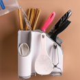 thumbnail image 4 of Escurridor de bloques de cuchillos, caja de almacenamiento, cuchillo Compatible con cuchara, arroz, suministros para el hogar B, 4 of 4