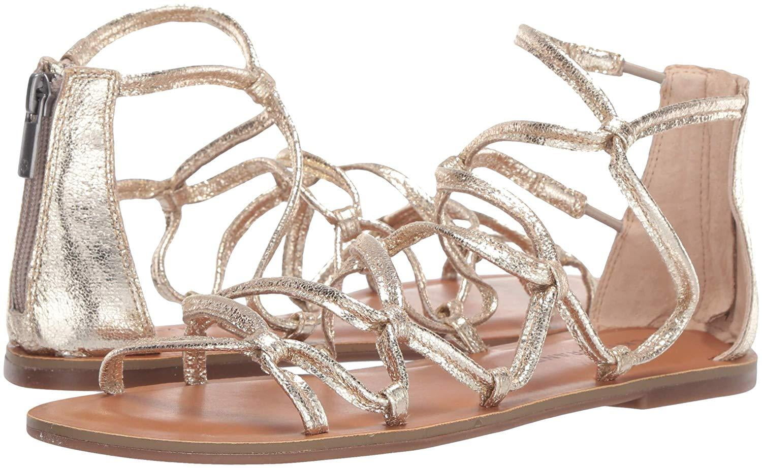 lucky brand gold flats