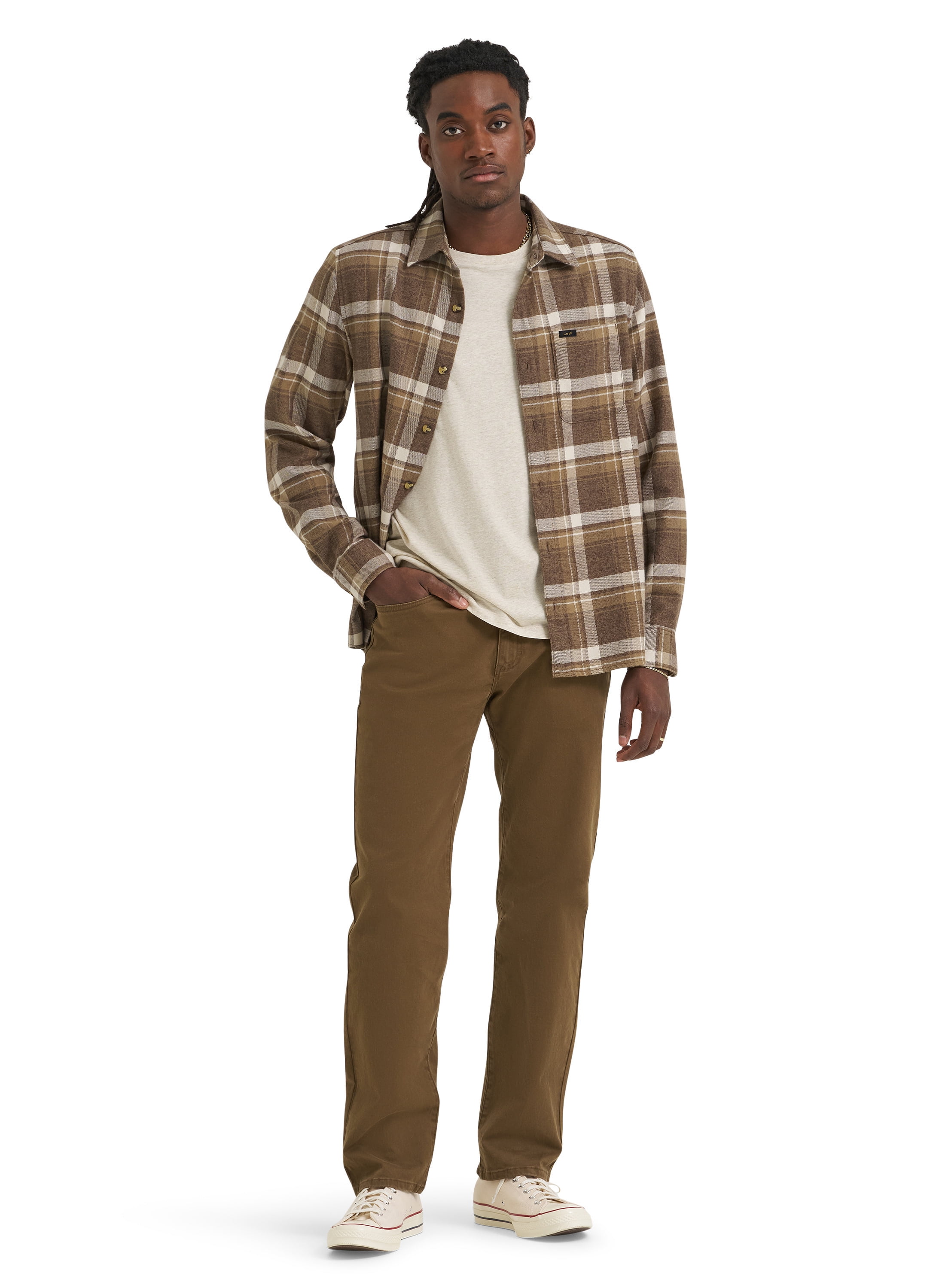 Lee® Men's Long Sleeve All Purpose Flannel Shirt