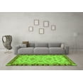 thumbnail image 3 of Ahgly Company Indoor Rectangle Abstract Green Modern Area Rugs, 8' x 10', 3 of 4