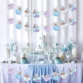 thumbnail image 2 of Hot Cocoa Bar Party Decorations 3Pcs Hot Cocoa Bar Banner Garland Blue Purple Hot Chocolate Bar Decor Hot Cocoa Party Decor For Winter Xmas Birthday Baby Its Cold Outside Baby Shower New Year, 2 of 6