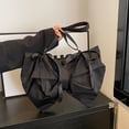 thumbnail image 5 of Super Cool Bow Crossbody Bag Nylon Solid Shoulder Bag Personality Crossbody Bag Fashion Aesthetic Handbags for Women, 5 of 7