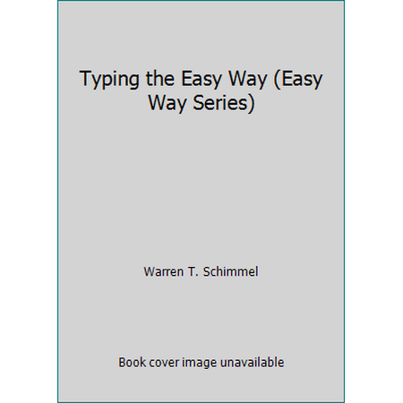 Typing the Easy Way (Easy Way Series) [Spiral-bound - Used]